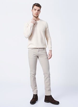 4B1600000101 Slim Fit Taş Erkek Pantolon