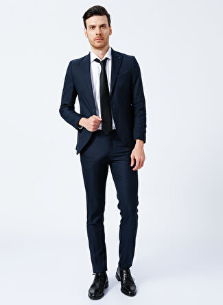 Slim Fit Mavi Erkek Takım Elbise TK1000600230