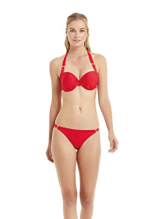 Blackspade 10151   Normal Kalıp  Düz Kırmızı Kadın Bikini Alt