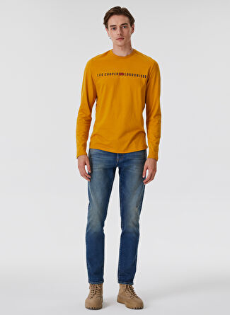 Lee Cooper Erkek Dar Paça Slim Fit Denim Pantolon 231 LCM 121053 JACK MARTON BLUE MID