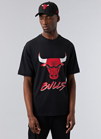 Мужская футболка New Era Bisiklet Yaka Desenli 60284738NBA SCRIPT MESH TEE CHIBUL