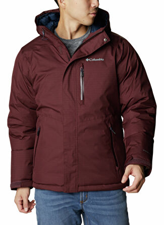 Columbia Mor Normal Kalıp Erkek Termal Mont WO6764 OAK HARBOR INSULATED JACKET