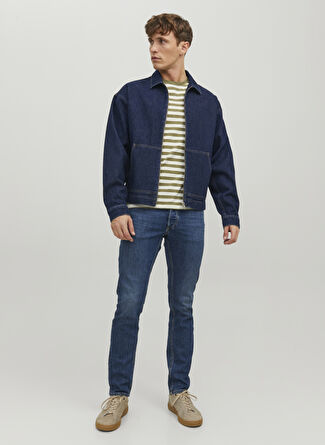 Jack & Jones JJIGLENN JJEVAN AM 477 LID NOOS Erkek Normal Bel Dar  Denim Pantolon