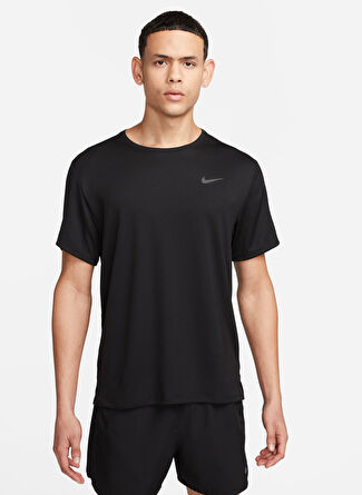 Мужская футболка Nike Bisiklet Yaka Düz DV9315-010 M NK DF UV MILER SS