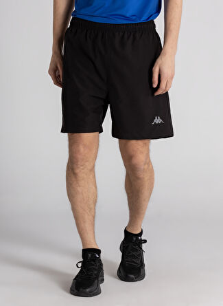 Kappa 311H69W KOMBAT DINAMICTWO Siyah Lastikli Bel Regular Fit Erkek Şort