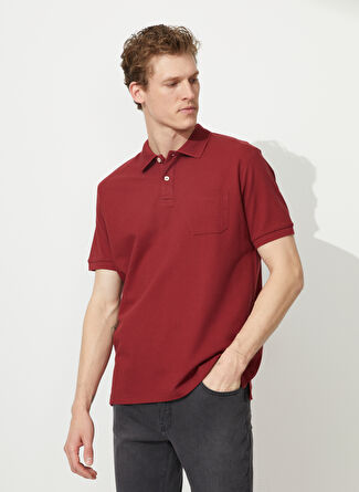 Altınyıldız Classics Kırmızı Erkek Comfort Fit Polo T-Shirt 4A9000000002