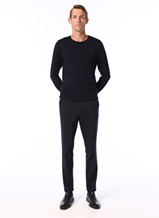 Fabrika Lacivert Erkek Normal Slim Fit Chino Pantolon F3WM-PNT904