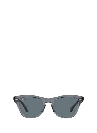 Ray-Ban RB0707S Kare Şeffaf Gri Polarize Unisex Güneş Gözlüğü