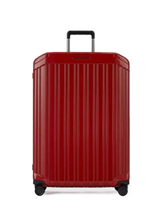 Kırmızı Unisex 51x75x28 cm Büyük Boy Çekçekli Sert Valiz BV4428PQL-