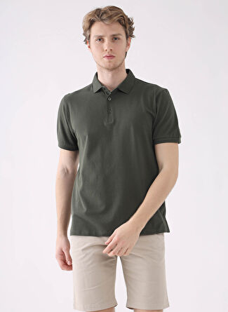 Dufy Haki Erkek Polo T-Shirt DU1222043012