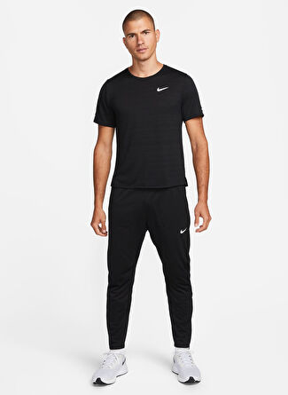 Nike Siyah - Gri - Gümüş Erkek Yuvarlak Yaka Eşofman Altı DQ4740-010 M NK DF PHENOMKNIT PANT