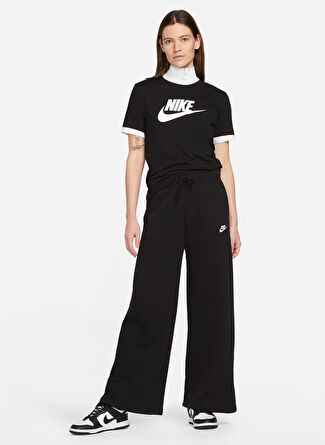 Nike Siyah Kadın Yuvarlak Yaka T-Shirt DX7906-010 W NSW TEE ESS ICN FTRA
