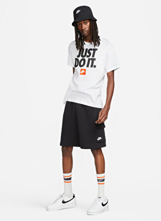Мужская футболка Nike Yuvarlak Yaka DZ2989-100 M TEE FRAN JDI VERBIAGE