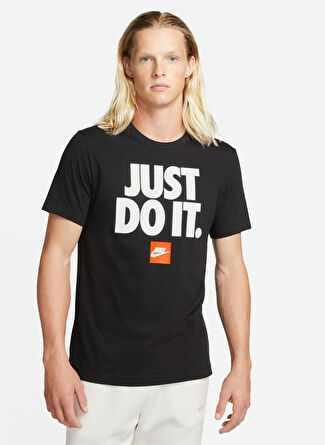 Мужская футболка Nike Gümüş Yuvarlak Yaka DZ2989-010 M TEE FRAN JDI VERBIAGE