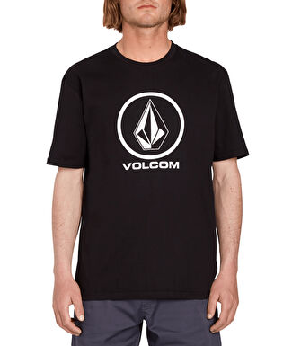 Volcom Siyah Erkek Bisiklet Yaka  T-Shirt A3512352_Volcom Crisp Stone Bsc Blk