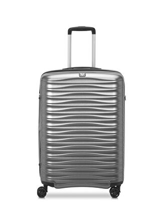 Roncato Gri Unisex 43x65x27 cm Çekçekli Sert Valiz 41972226 RONCATO TROLLEY WAVE