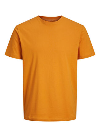 Jack & Jones Yuvarlak Yaka Turuncu Erkek T-Shirt 12156101_JJEORGANIC BASIC TEE SS O-