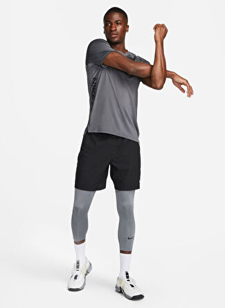 Мужские тайтсы Nike Gümüş Slim Fit Tayt FB7950-084 M NP DF 3QT TIGHT