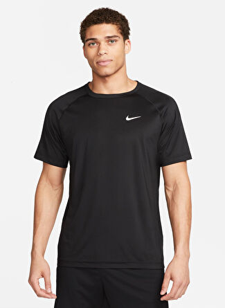 Мужская футболка Nike Gümüş Yuvarlak Yaka Regular Fit DV9815-010 M NK DF READY SS