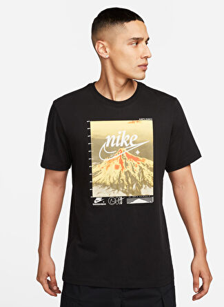 Мужская футболка Nike Gümüş Yuvarlak Yaka FD1313-010 M NSW TEE OC PK2