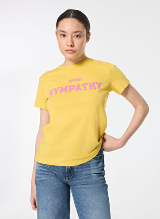 Mavi Hardal Kadın T-Shirt M1610802-71339 SYMPATHY BASKILI TİŞ