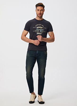 Lee Cooper Normal Bel Slim Tapered Erkek Denim Pantolon 241 LCM 121064 LONDON HILLARY DIRTY