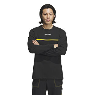 Мужская футболка adidas Bisiklet Yaka Baskili IL8975 NAT.GEO TEE LS BLA