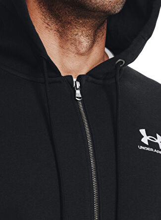 Under Armour 881-001 Ua Essential Fleece Fz Hood Siyah Kapüşon