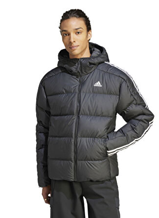 Мужская куртка adidas HZ4429-ESS 3S MID D J Kapüşon Yaka Normal Kalip