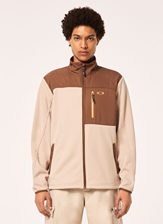 Oakley Bej Erkek Dik Yaka Polar Sweatshırt Foa403423 Whistler Rc