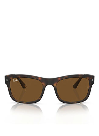 Ray-Ban RB4428 Kare Kahve Polarize Unisex Güneş Gözlüğü