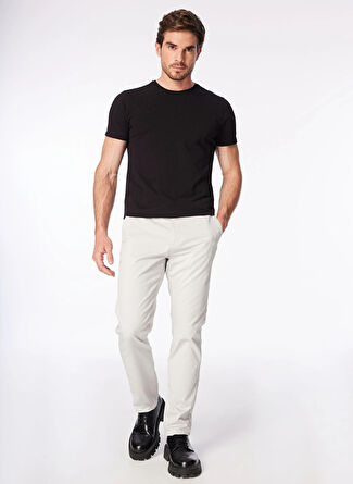 Fabrika Gri Erkek Basic Chino Pantolon F4SM-PNT-658