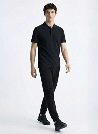 Jeep Siyah Erkek %100 Pamuk Polo T-Shirt J4SM-TST7234