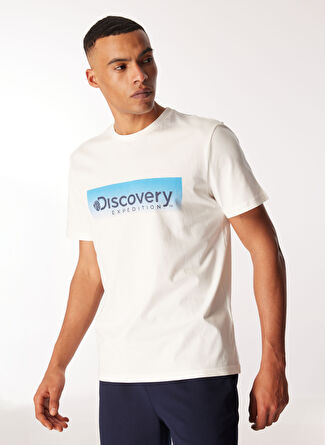 【DISCOVERY EXPEDITION】 Main Crew Outdoor T-Shirt‐WHITE DISCOVERY EXPEDITION】 Main Crew Outdoor T-Shirt‐WHITE