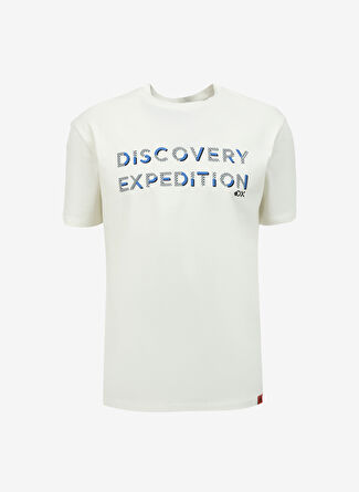 【DISCOVERY EXPEDITION】 Main Crew Outdoor T-Shirt‐WHITE Men's Rash Guards & Water T-shirts | Discovery-Expedition