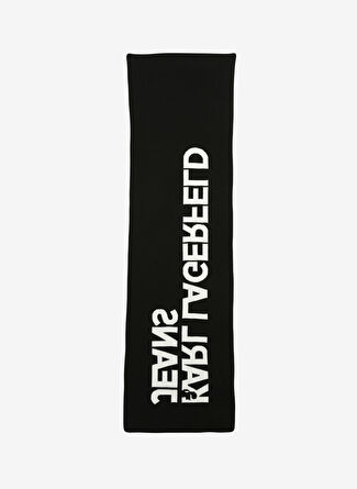 Karl Lagerfeld Jeans Beyaz Erkek Atkı 236D3301_KNITTED LOGO SCARF