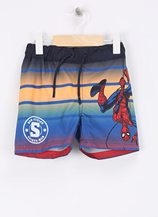 Name İt Lacivert Erkek Çocuk Şort Mayo NMMMELVIN SPIDERMAN LONG SWIMSHORTS