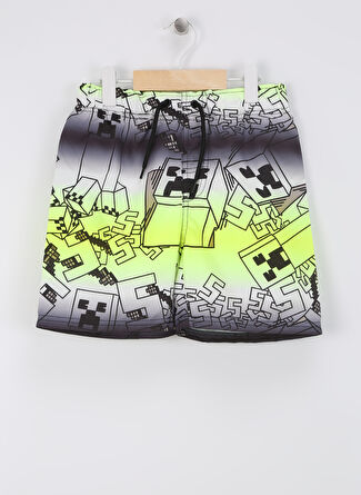 Name İt Sarı Erkek Çocuk Şort Mayo NKMMUXIN MINECRAFT SWIMSHORTS BFU