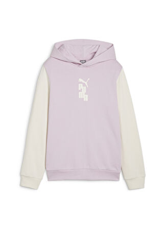 Puma Düz Kız Çocuk Mor Sweatshırt 67927060-READY SET BETTER Hoodie TR