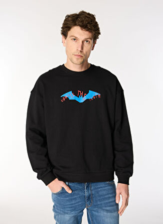 Mavi Siyah Erkek Sweatshirt M0611235-900_UNMASK THE TRUTH