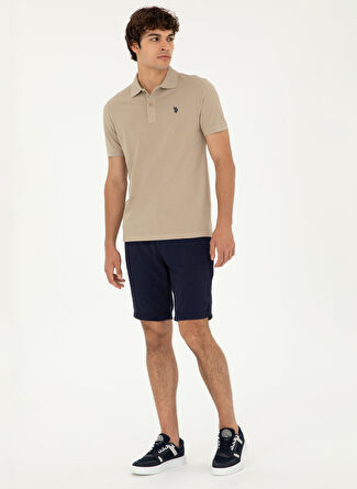 U.S. Polo Assn. Normal Bel Regular Fit Lacivert Erkek Bermuda Şort LAYNES