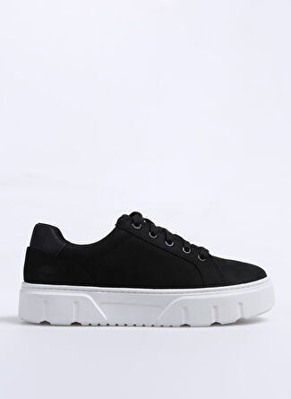 Timberland Siyah Kadın Deri Sneaker TB0A63FVW051_LOW LACE UP