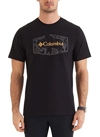 Мужская футболка Columbia O Yaka Normal Kalip Baskili