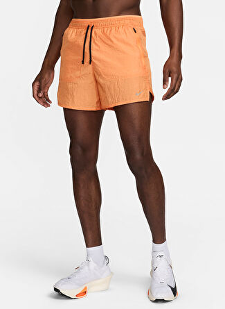 Мужские шорты Nike Turuncu Normal Bel Normal Kalip FN3391-885 M NK DF RUN DIV STRIDE 5 для бега