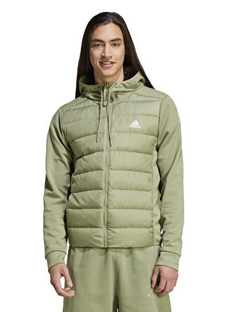 Мужская куртка adidas IX8915 ESS DWN HYB J Kapüşon Yaka Normal Kalip