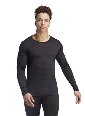 Мужская футболка adidas HZ8559 XPR MER150 LS Yuvarlak Yaka Normal Kalip