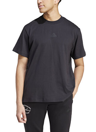 Мужская футболка adidas IW3539 BL SJ T Q3 Yuvarlak Yaka Normal Kalip