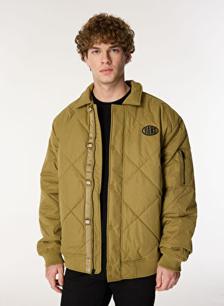 Мужская куртка Vans Yağ Yeşili Normal Düz VN000HNCCUQ1-HATHAWAY BOMBER