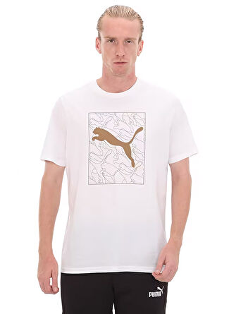 Мужская футболка Puma Normal Düz 67718402 GRAPHICS Cat Tee