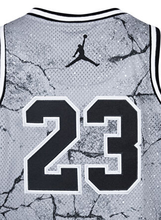 Nike Gri Erkek Çocuk Baskılı Atlet 95C655-G0w-Jdn Jordan 23 Aop
